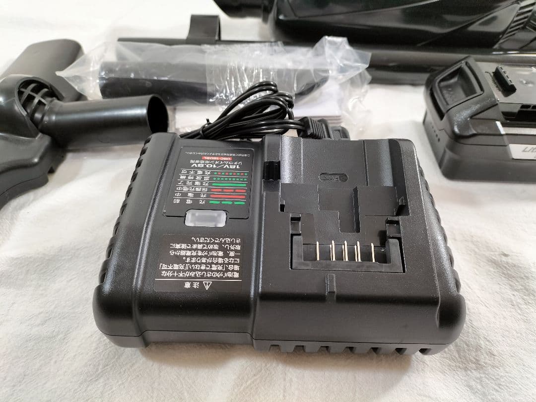 激安　サイクロン式充電式クリーナー 強力90W 18V5.0Ah×1　フルセット