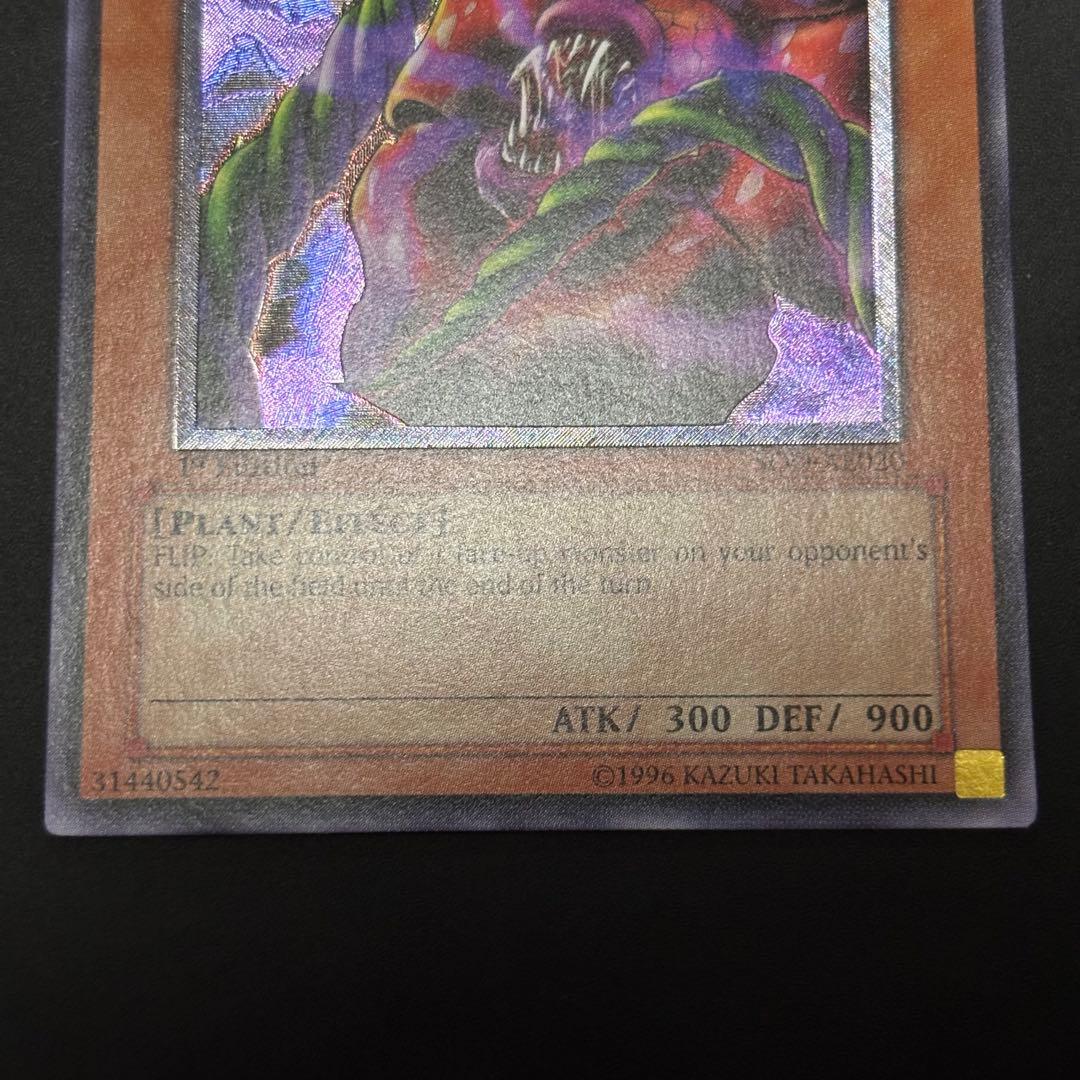 遊戯王　幻惑のラフレシア　旧アジア版　レリーフ