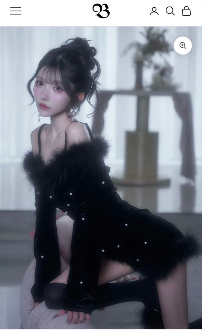 BELEARMIMIベリアミミ　デザインパールコンビネゾン