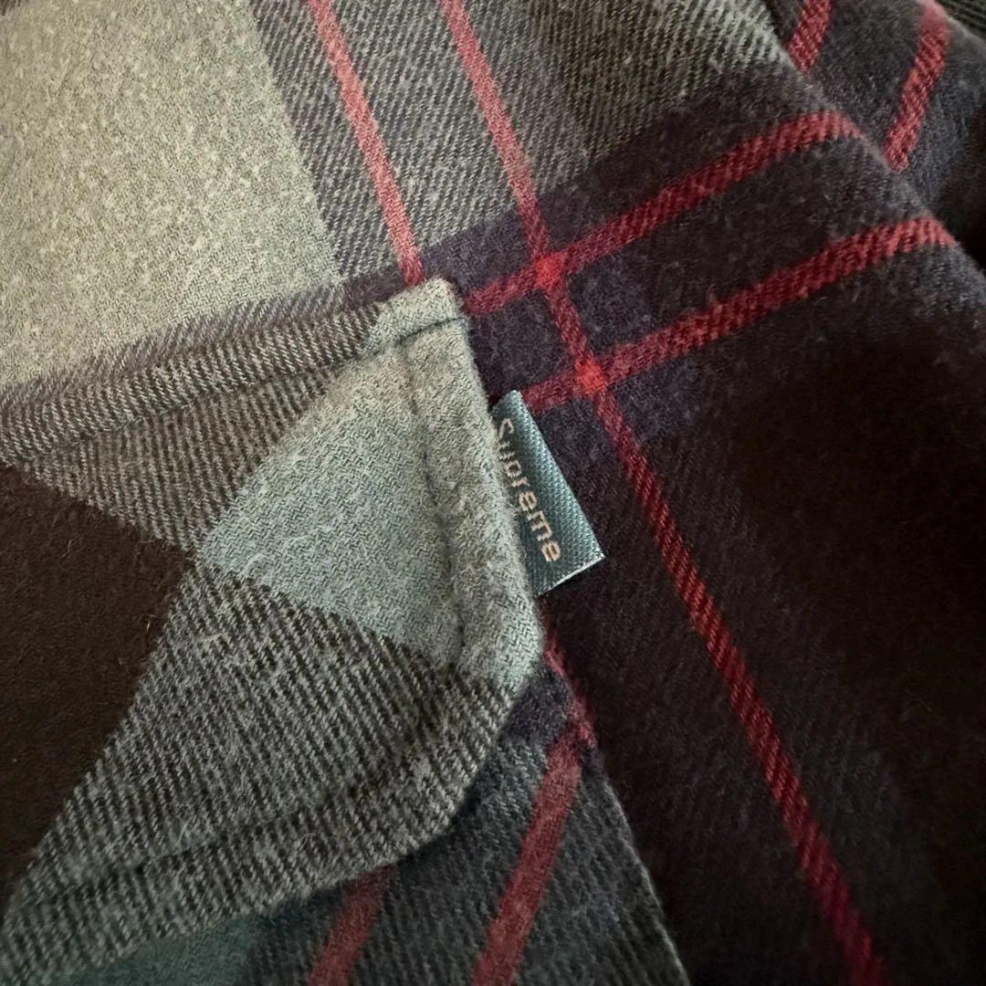 Supreme Quilted Flannel Shirt ネルシャツ
