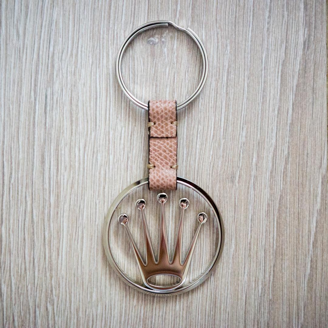 ロレックス キーホルダー 純正 ノベルティ 未使用 箱付き 王冠ロゴ