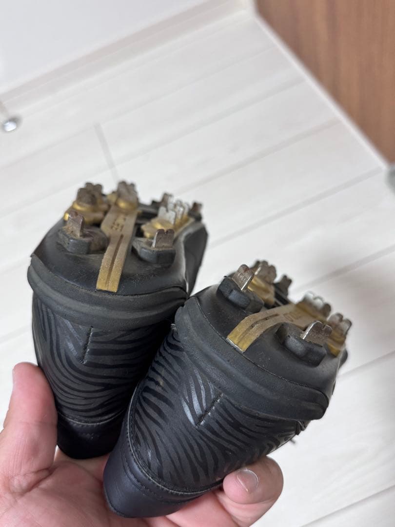 【11/15まで】高校野球対応 BEMOLOスパイク／ブラック／使用2回のみ