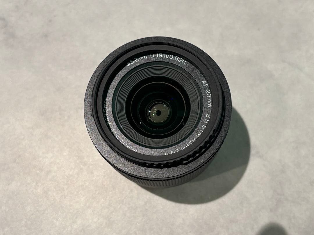 レンズ(単焦点) VILTROX AF 20mm F2.8 FE