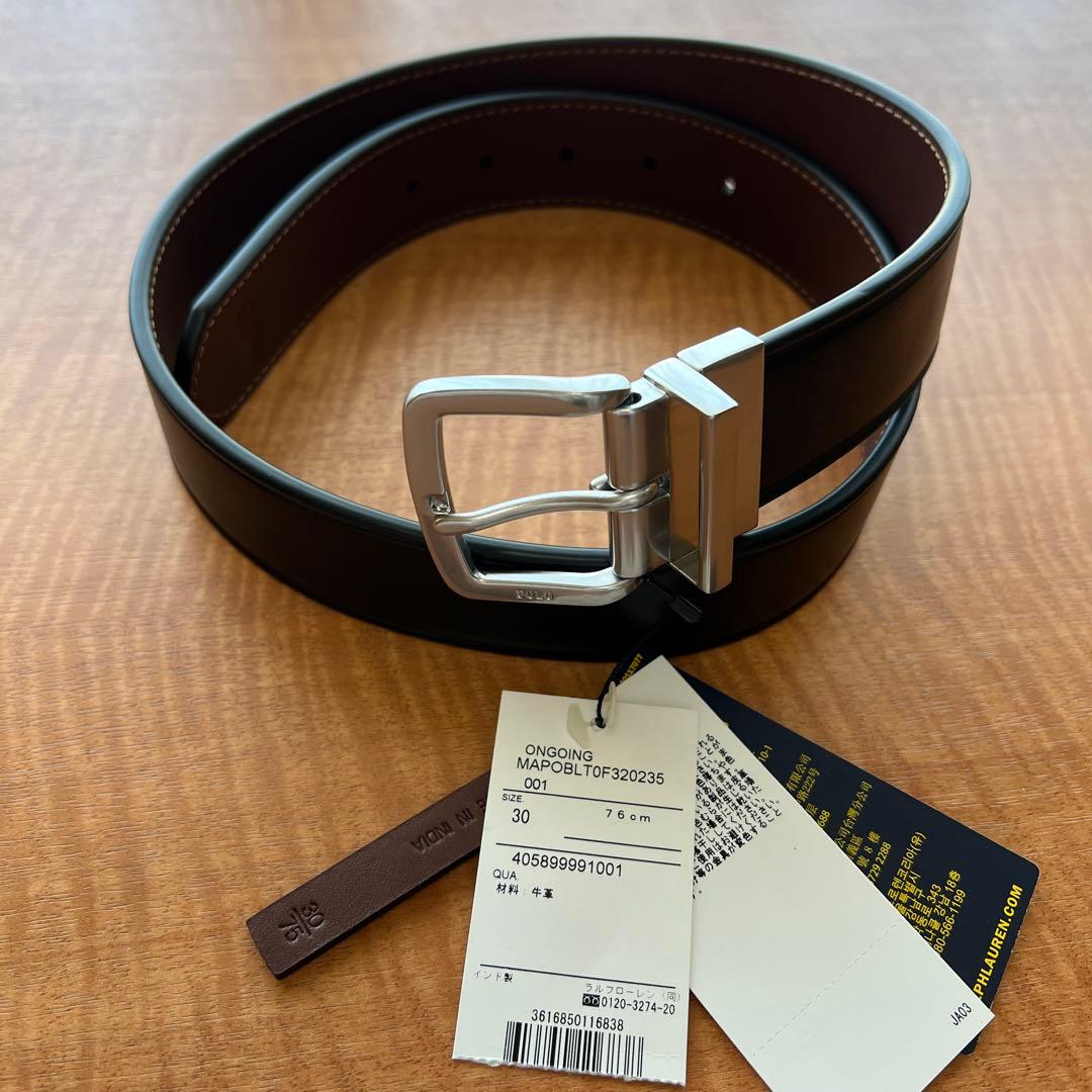 POLO RALPH LAUREN リバーシブルレザーベルト