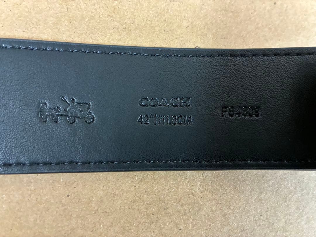 COACH コーチ　ベルト　ゴールドレアセット！　新品・未使用品　本日まで価格！