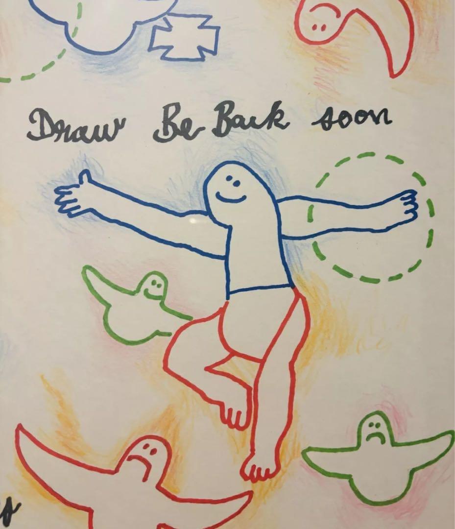 mark gonzales マークゴンザレス 原画 額入 サイン入 アート