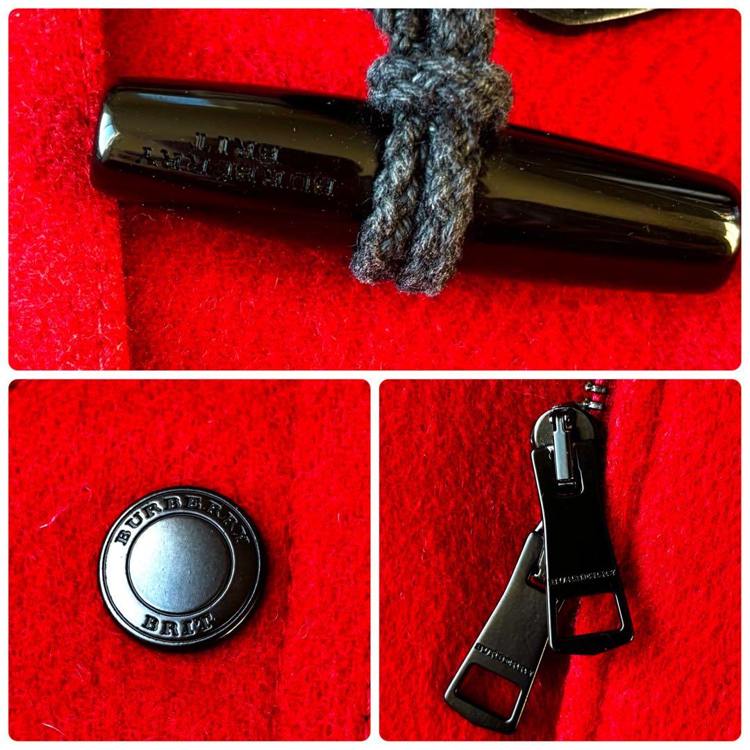 【訳あり】希少サイズ✨BURBERRY BRIT ダッフルコート　レッド