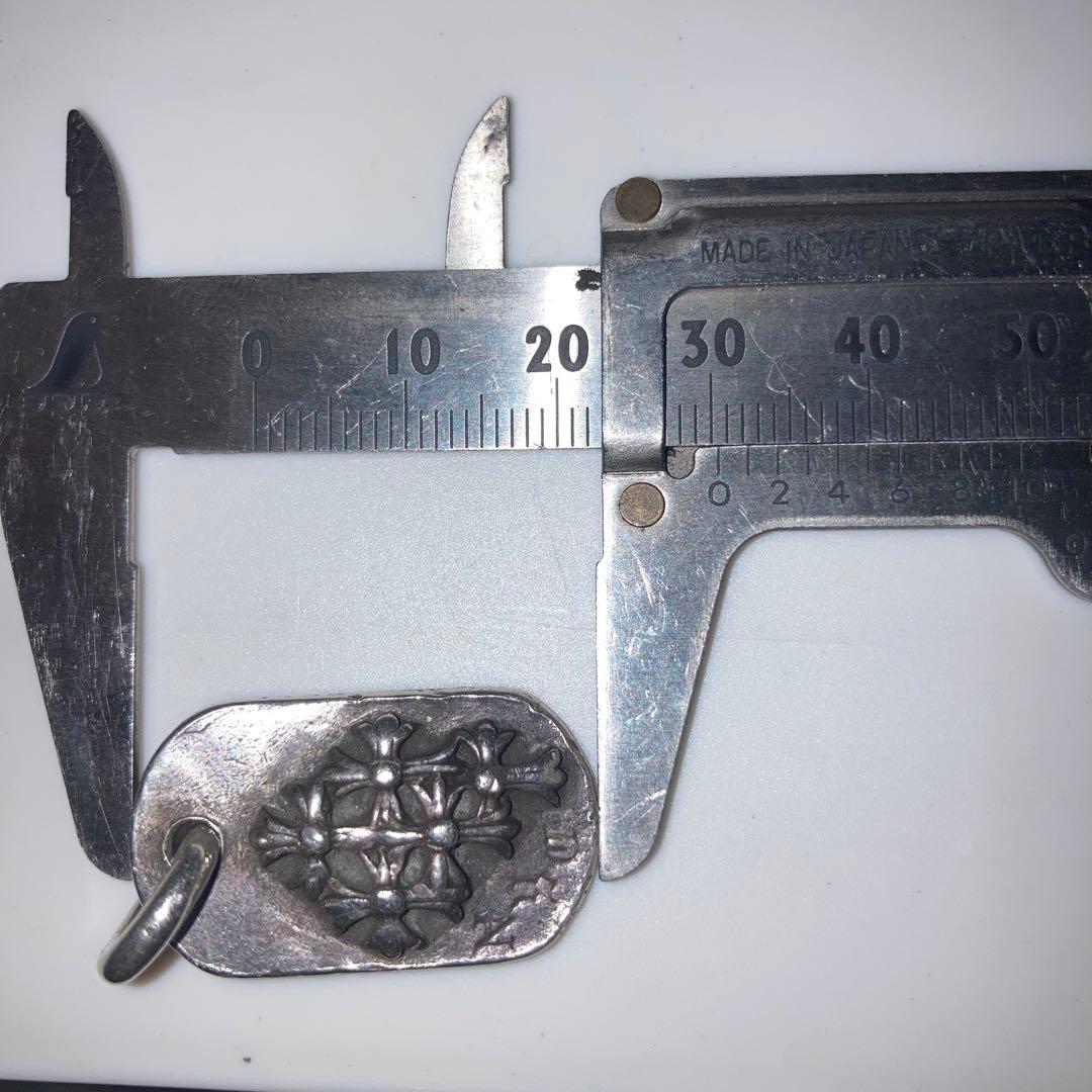 け*ゅ様 CHROME HEARTS　レイズドセメタリークロスドッグタグ 199