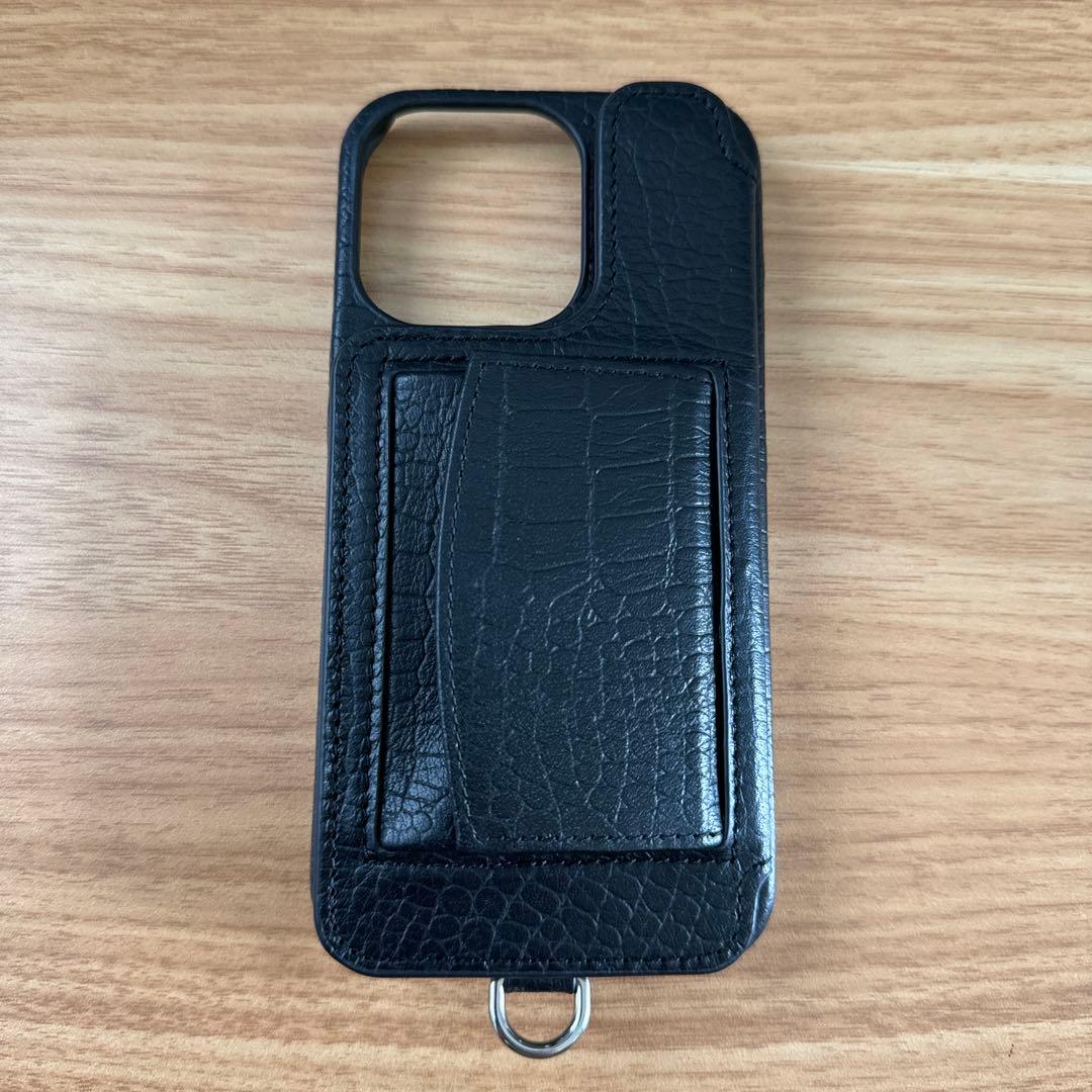 iPhoneアクセサリー demiurvo demiu POCHE CROCO iPhone13Pro