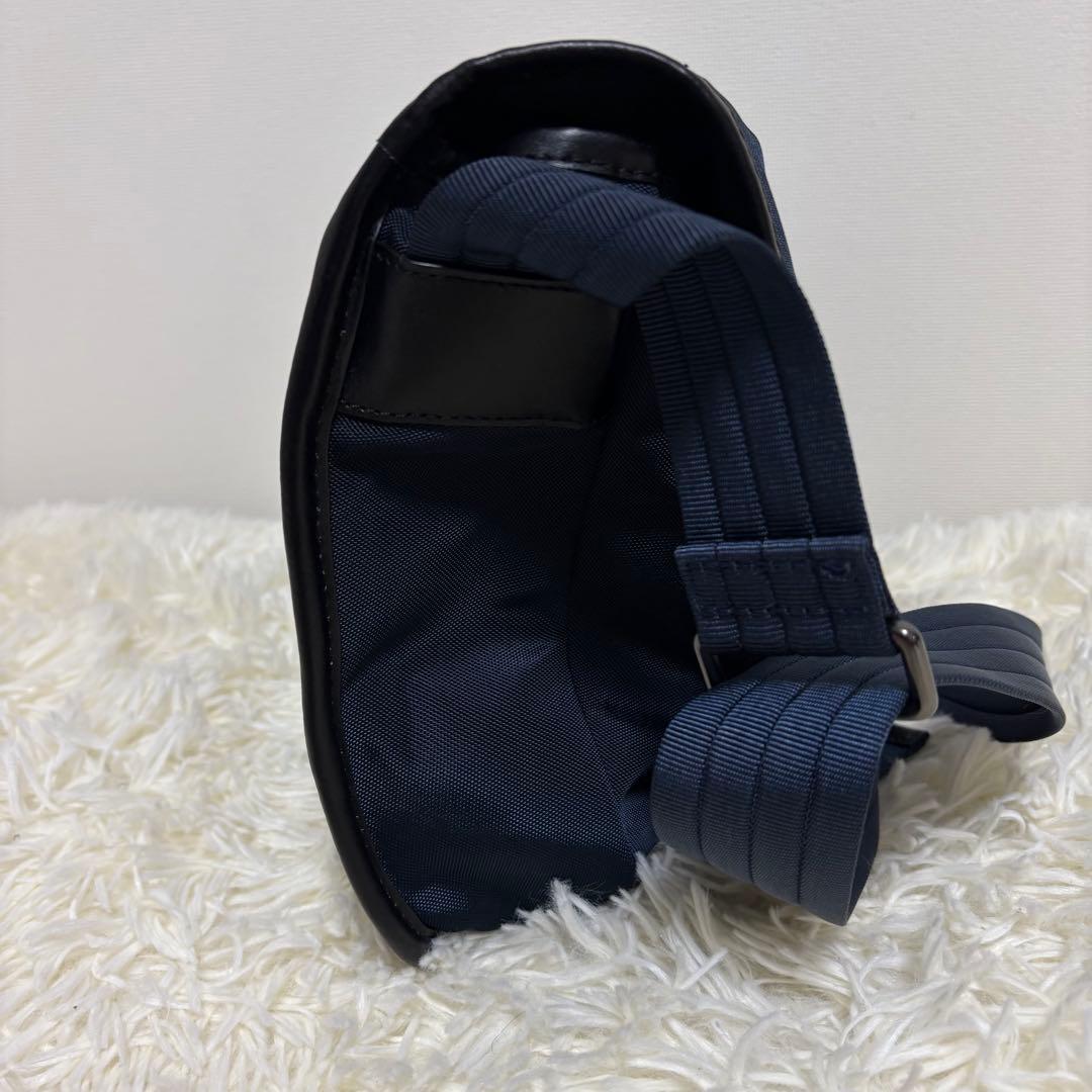 【美品】ラルフローレン ショルダーバッグ メッセンジャー ネイビー