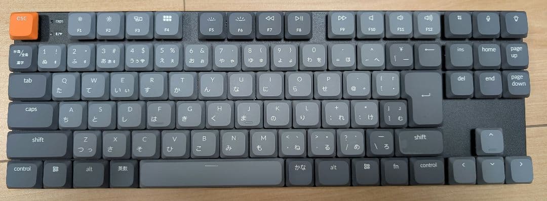 Keychron K1 Max JIS配列 テンキーレス ロープロファイル赤軸
