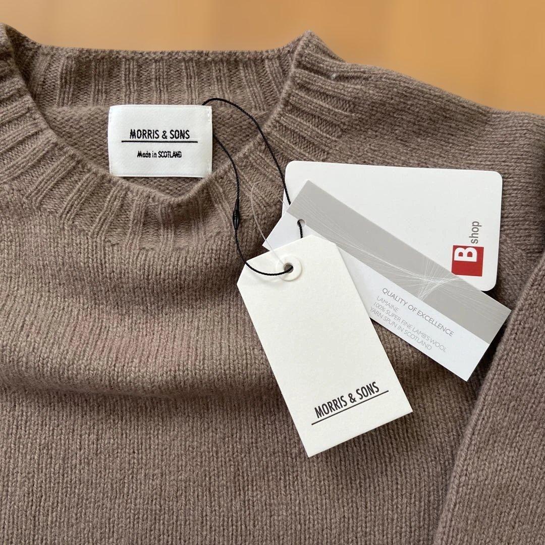 MORRIS & SONS |ジーロンラム クルーネックニット サイズ1