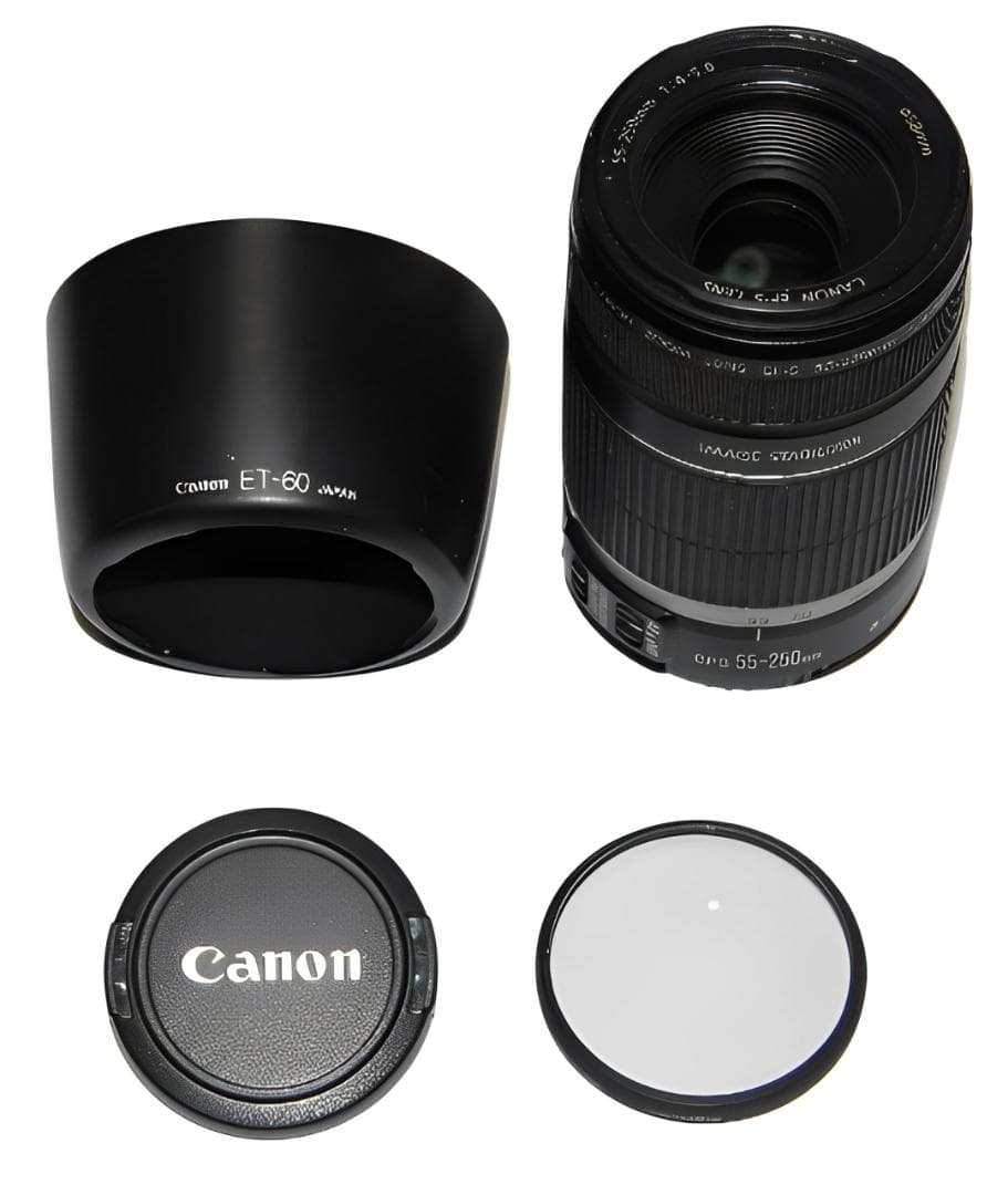 【動作確認済み】Canon キャノン EF-S 55-250㎜ 望遠レンズ