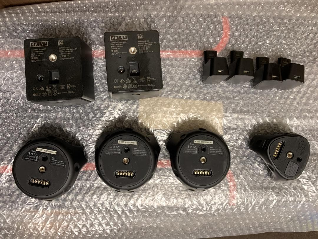 VIVEトラッカー ベースステーション　足部・腰・胸部ベルト