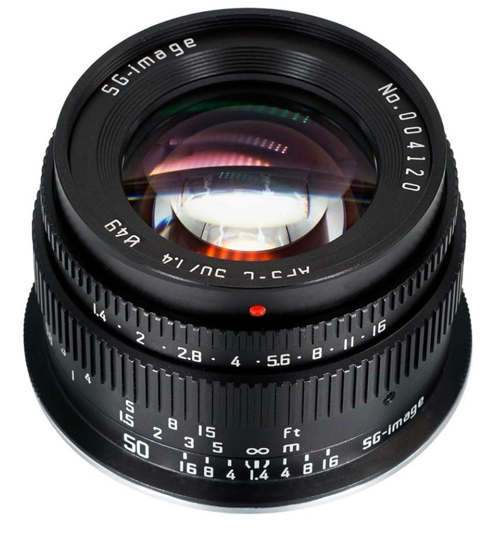 G552 SG-image 50mm F1.4 RFマウント ブラック