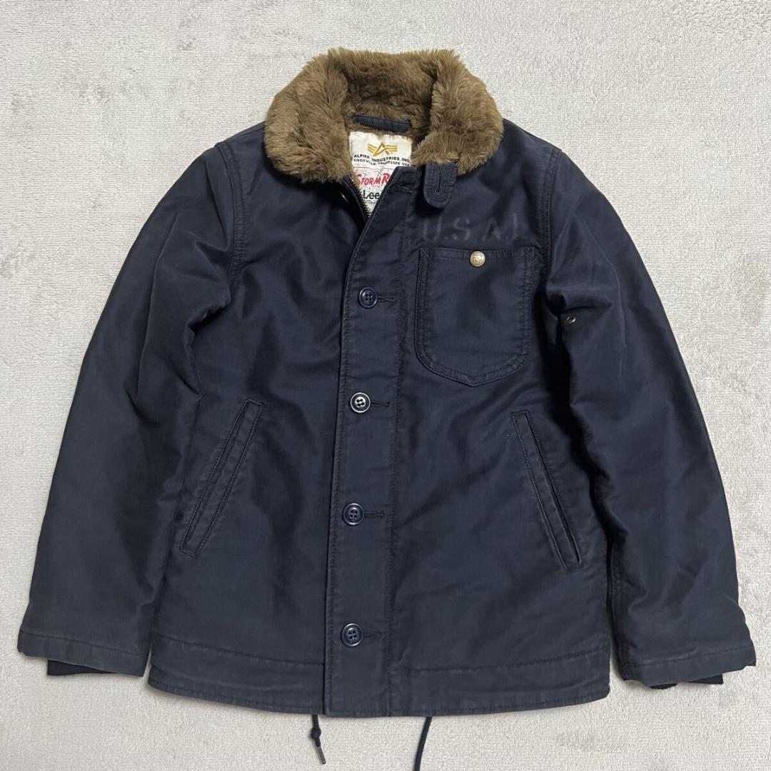 人気 ALPHA × Lee デッキジャケット ミリタリー R-8121