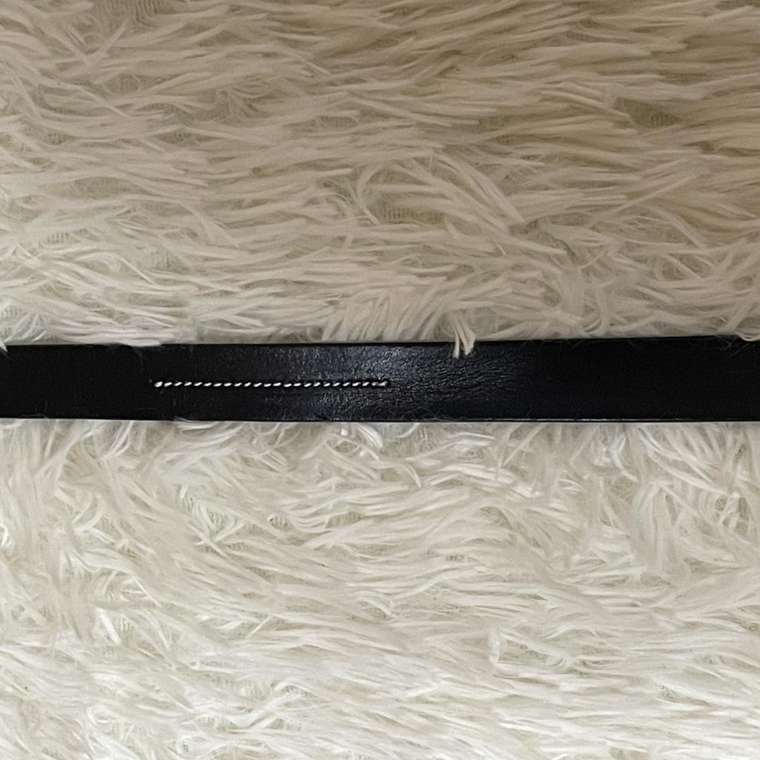 @*様 MM6 Maison Margiela　ダブルバックル レザー ベルト