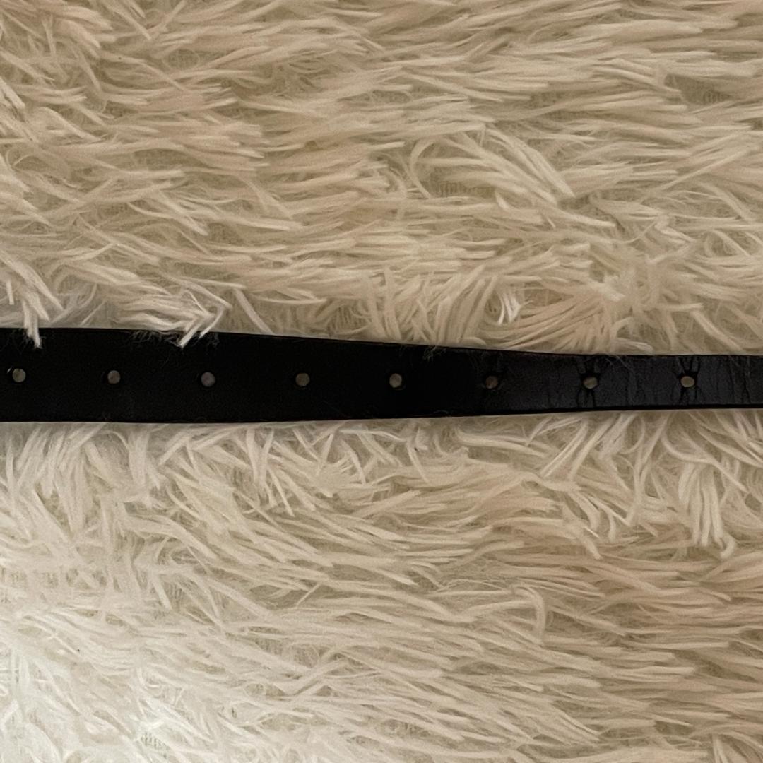 @*様 MM6 Maison Margiela　ダブルバックル レザー ベルト