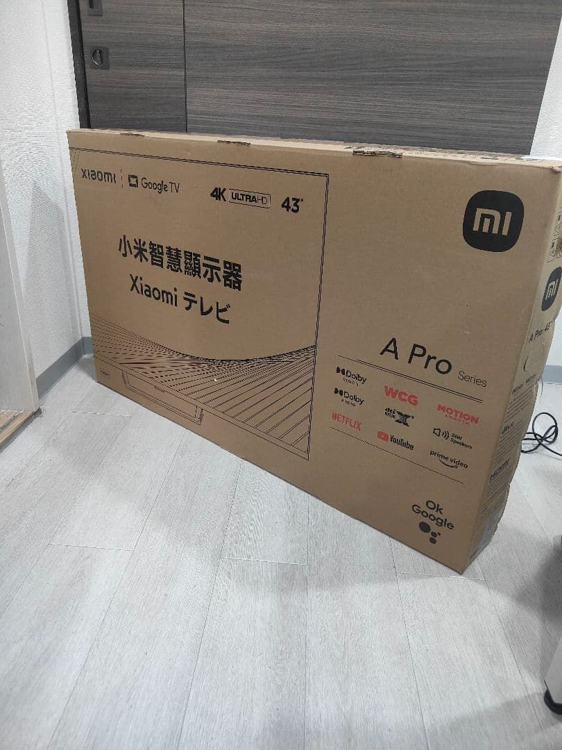 (テ10）新品Xiaomi テレビ 43インチ A Pro 4K