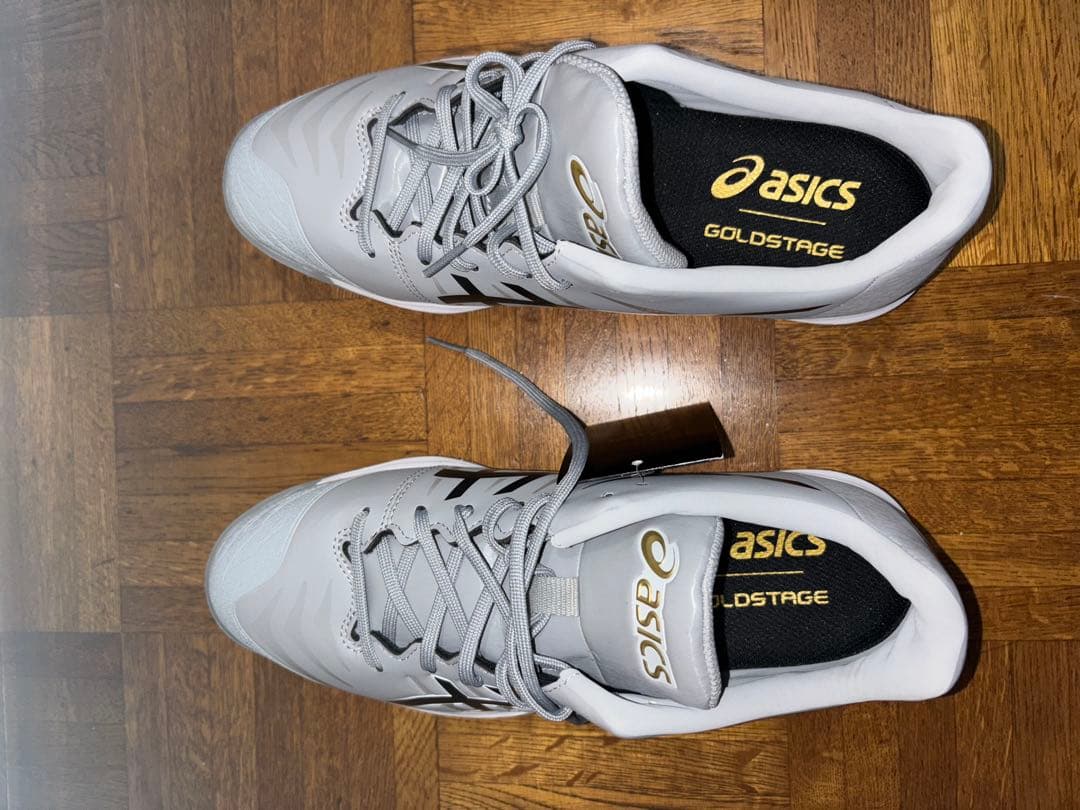 【新品未使用】アシックス GOLDSTAGE FANG グレー　26cm