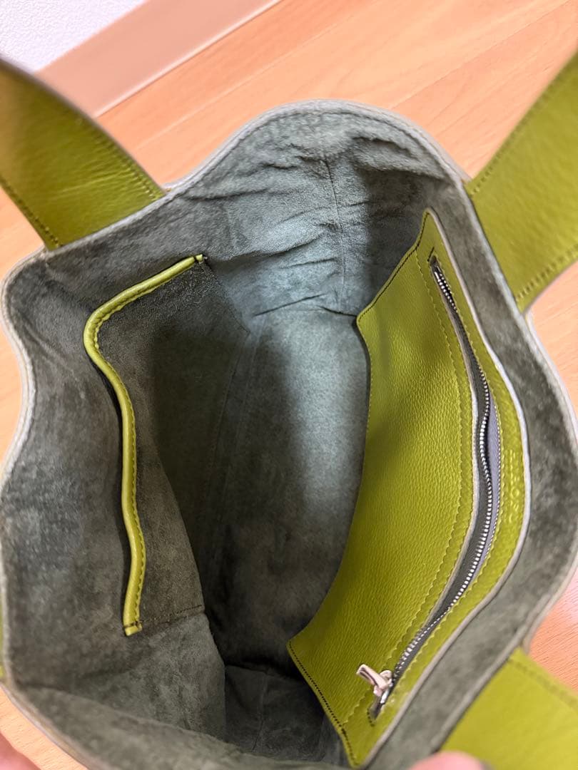 希少カラー HIROFU レザーハンドバッグ