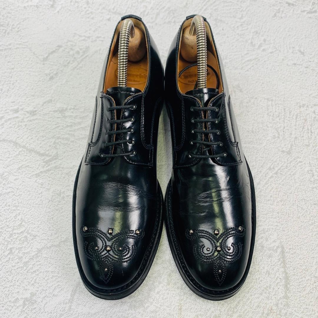 【良品】チャーチ LEAH R シャノン型 スタッズ 黒 35.5 革靴 高級