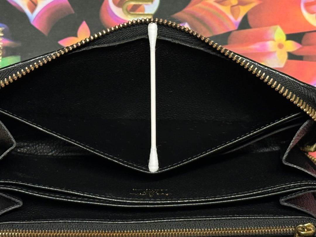 良品！新型　ルイヴィトン　アンプラント　ジッピーウォレット長財布　黒