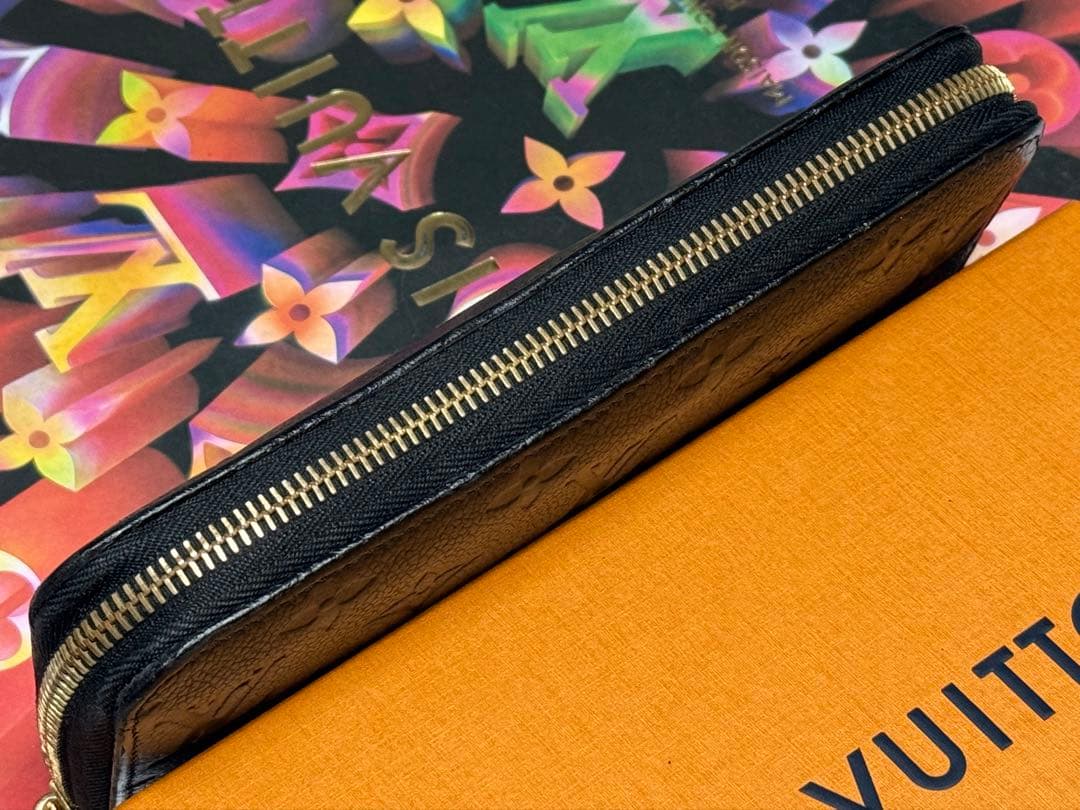 良品！新型　ルイヴィトン　アンプラント　ジッピーウォレット長財布　黒