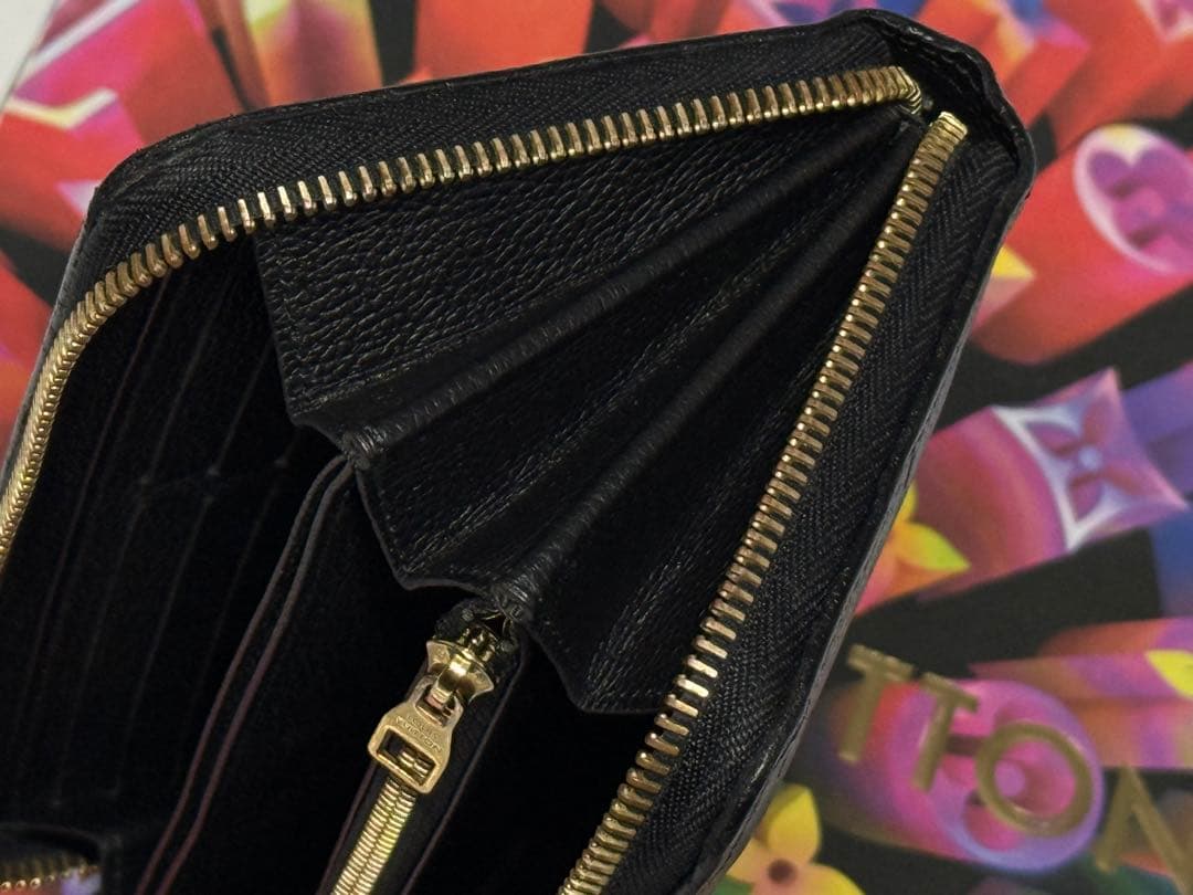 良品！新型　ルイヴィトン　アンプラント　ジッピーウォレット長財布　黒
