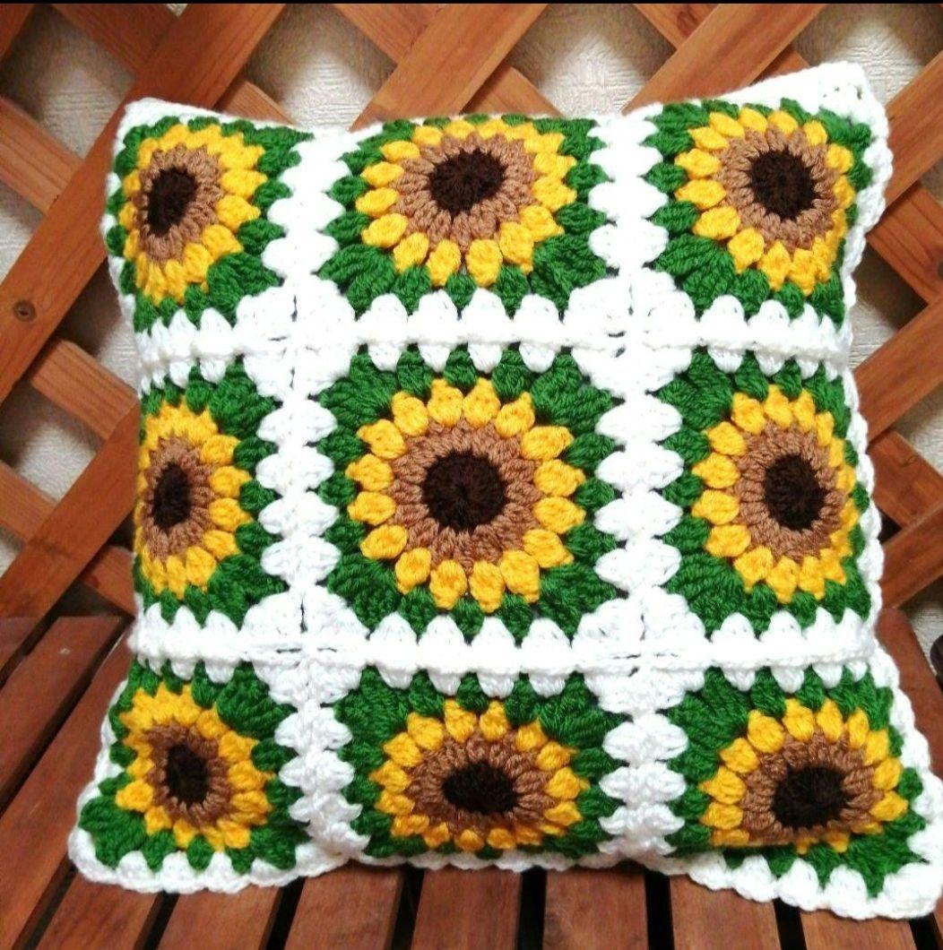 あい様確認用【クッションポーチ】アクリル　ポリエステル　グラニー