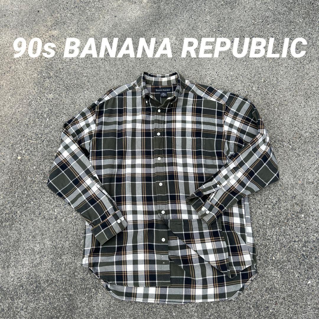 常田大希 90s バナリパ ネルシャツ バナナリパブリック チェックシャツ