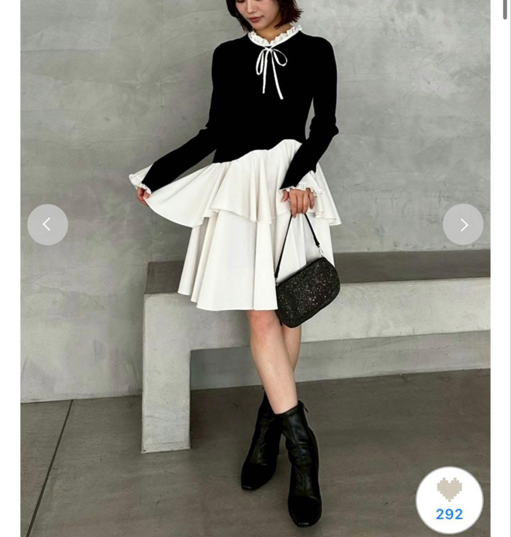 h.r様　スナイデル　Sustainableドッキングミニニットワンピース