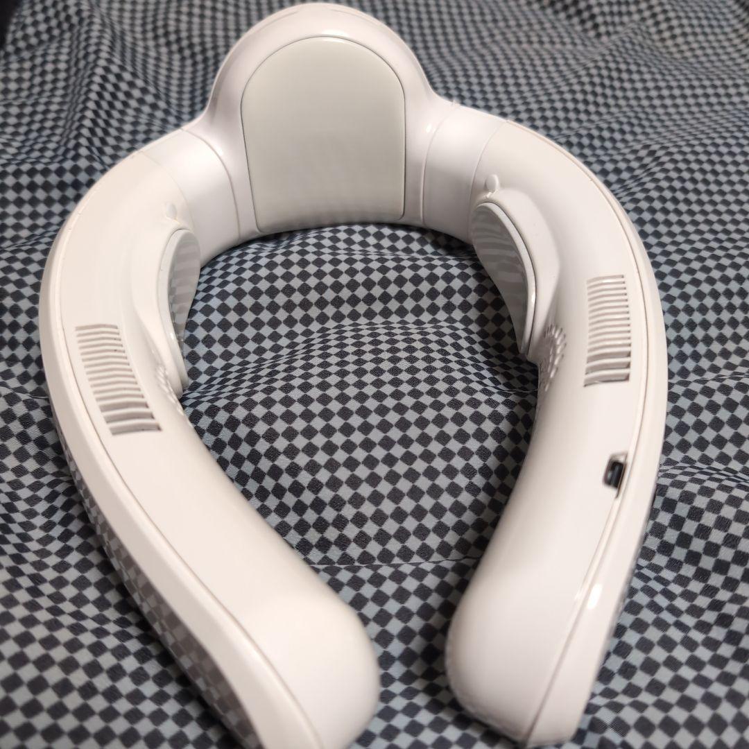 冷暖両用 ネックファン 10000mAh　ホワイト TC06 PRO 美品