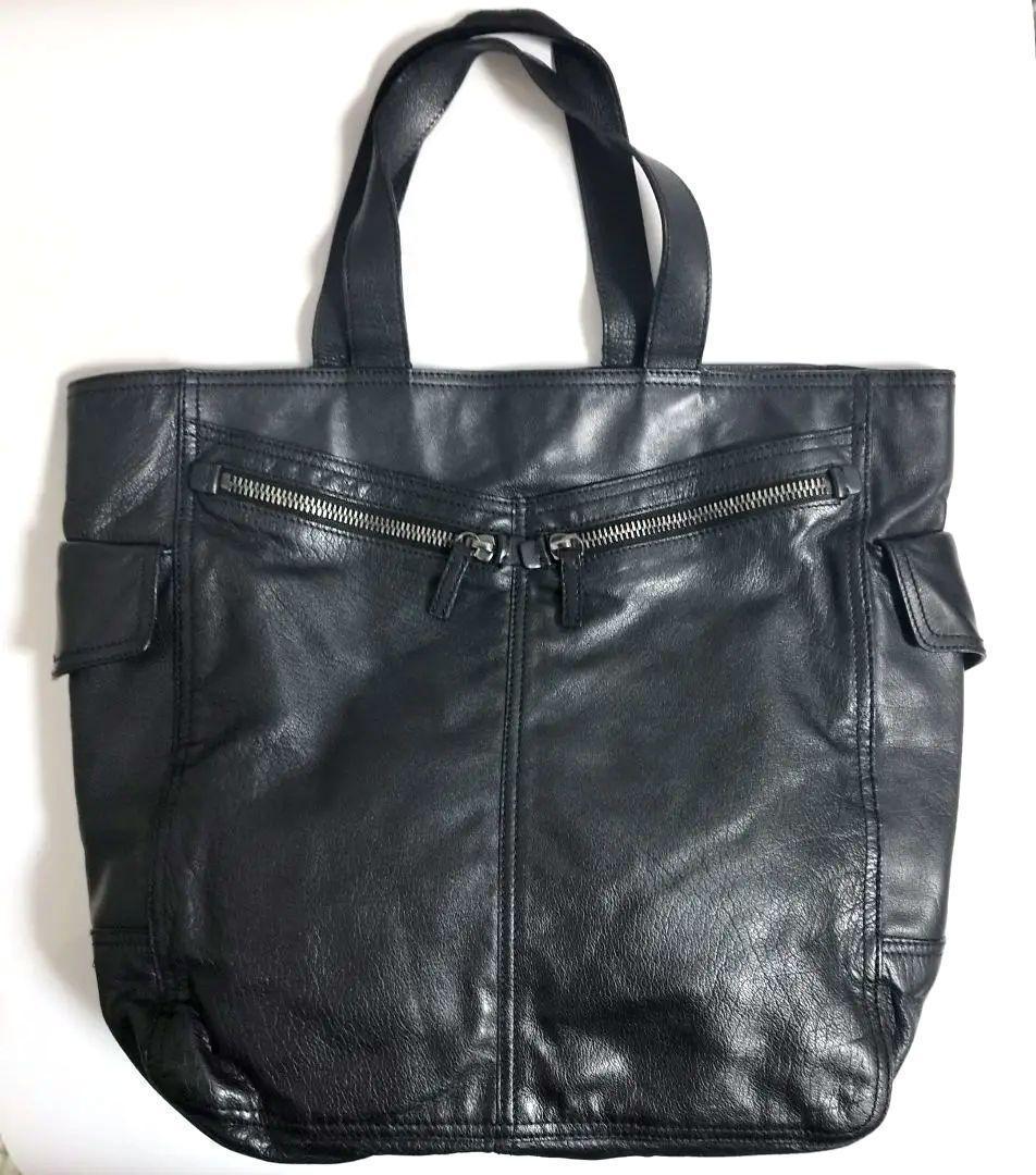 美品☆　Prada archive washed all lether bag