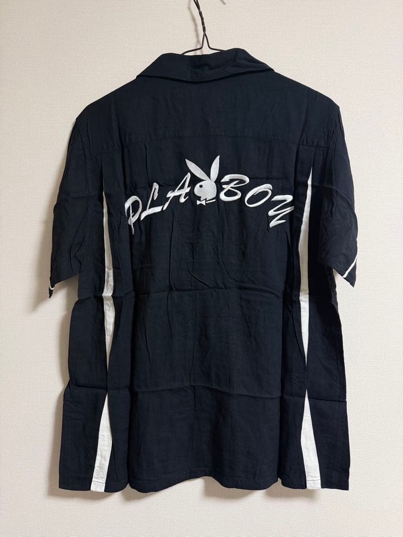 Supreme PLAYBOY 半袖シャツ S 黒 シュプリーム