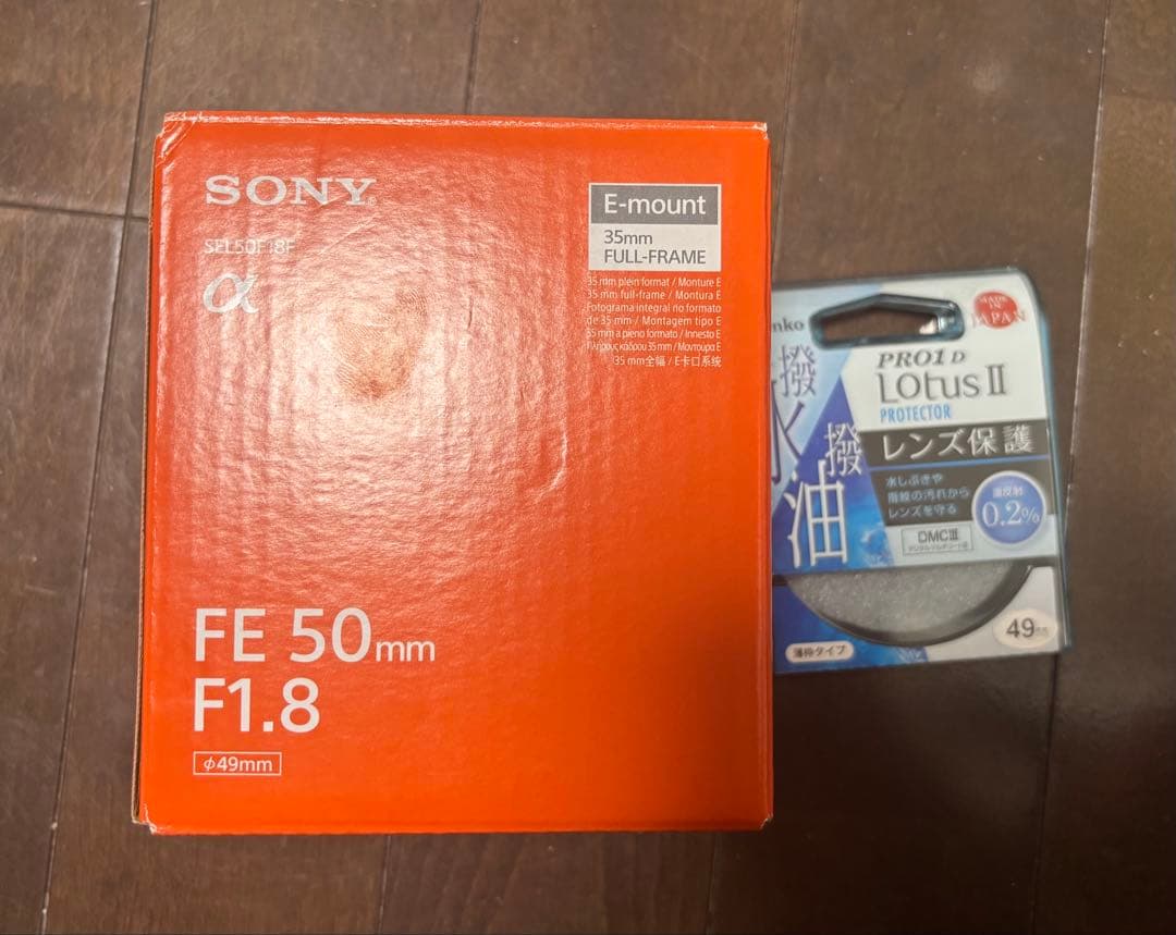 SONY標準単焦点レンズ フルサイズ FE50mm F1.8 SEL50F18F