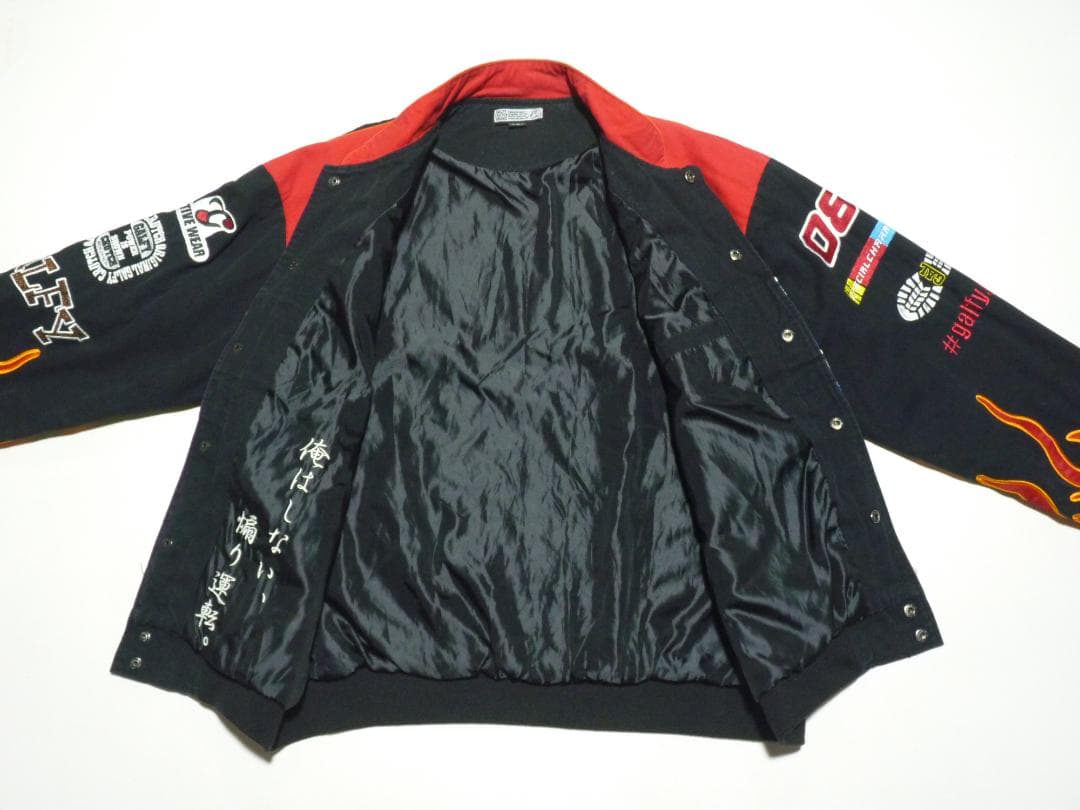 GALFY　ガルフィー　レーシングジャケット　綿　マルチカラー　XL
