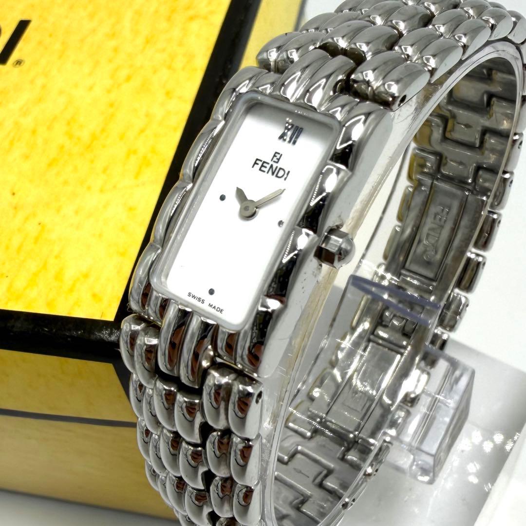 【稼働】箱付き フェンディ 660L オロロジ 腕時計 ズッカ レディース