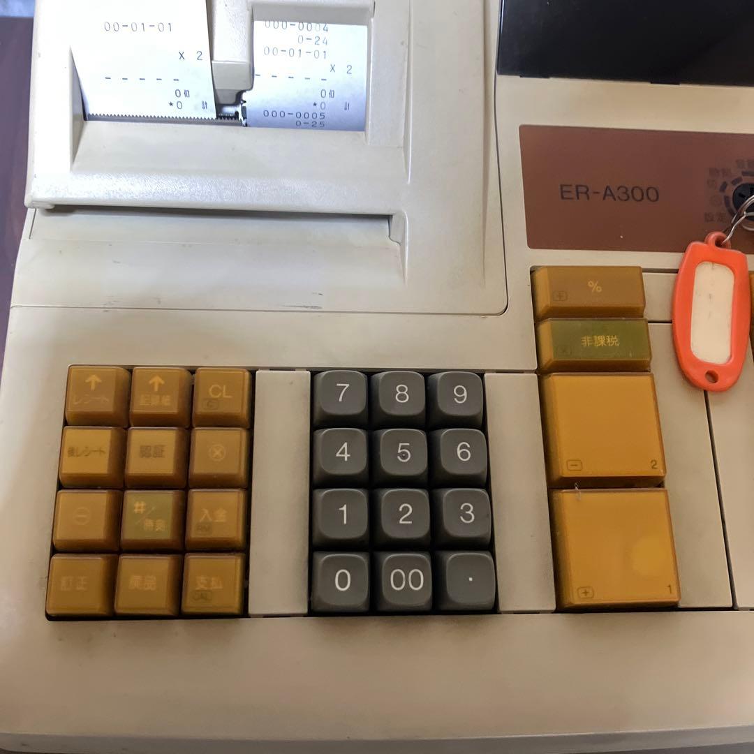 SHARP レジスターER-A300 ロールペーパー2個つき