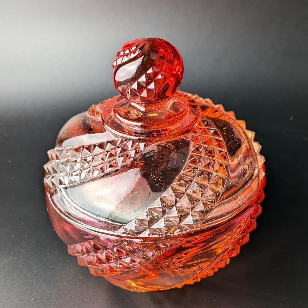 丸く可愛いボンボニエール★バカラ セルポンティーヌ レッド 赤 12㎝ 1920