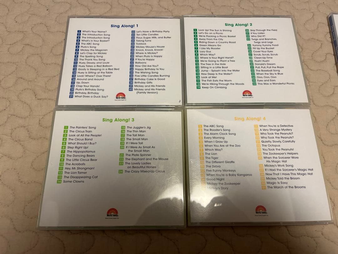 DWE Sing Along CDと絵本のセット