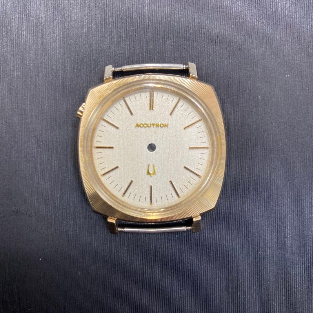 ブローバ12KT張ケース　文字盤付き　竜芯竜頭付き