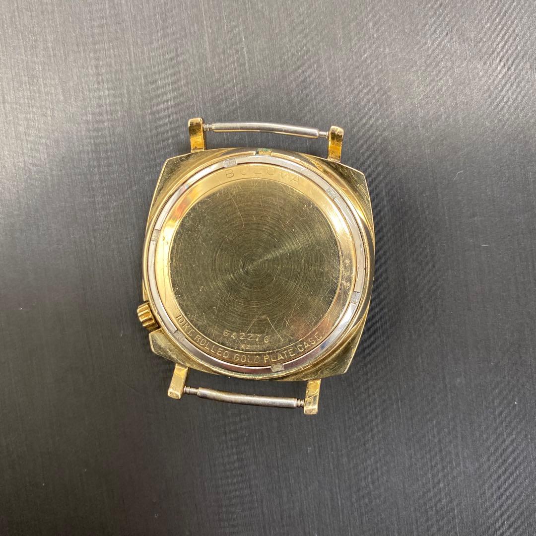 ブローバ12KT張ケース　文字盤付き　竜芯竜頭付き