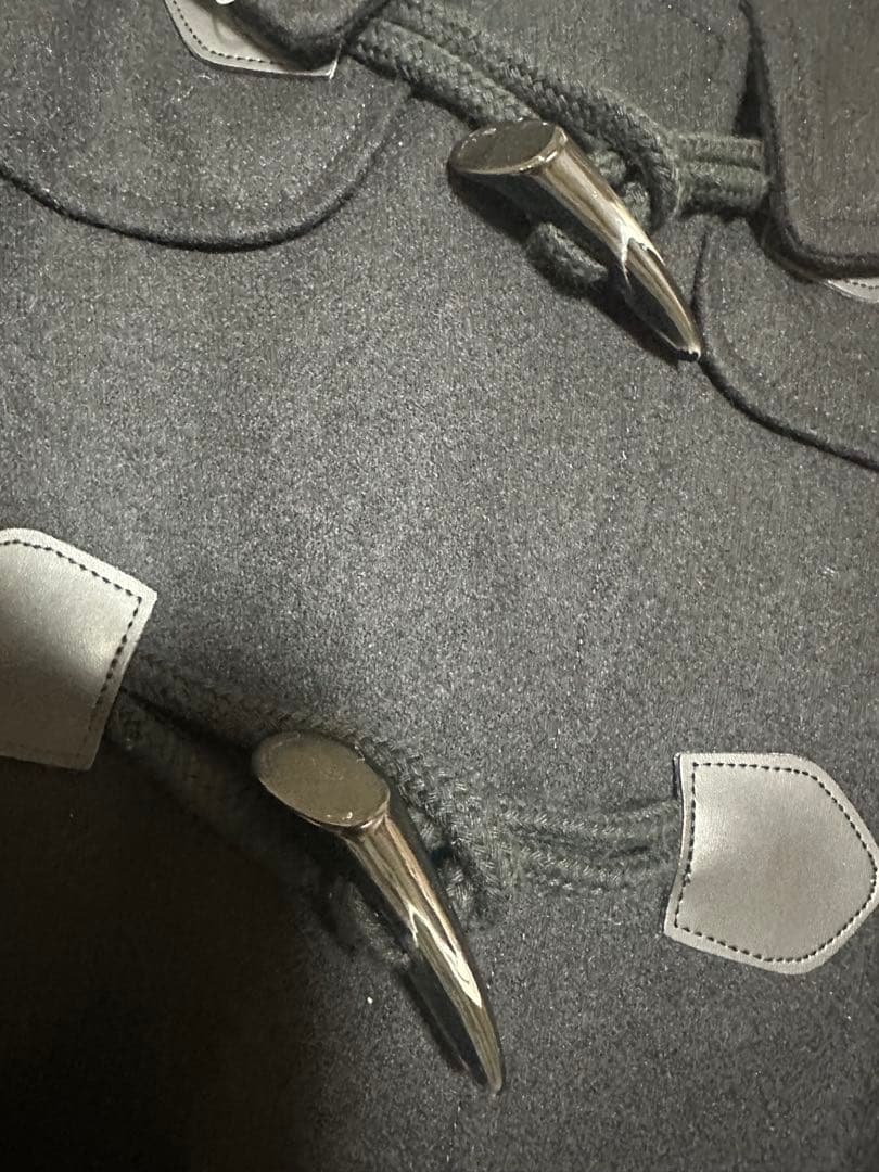 KANKO 軽量ウールダッフルコート M ブラック　2024AW