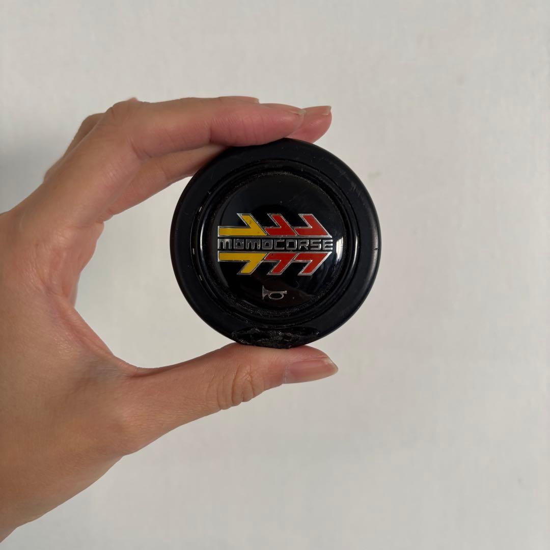 MOMO ステアリングホイール 3スポーク 黒　ベローチェレーシング　セット販売