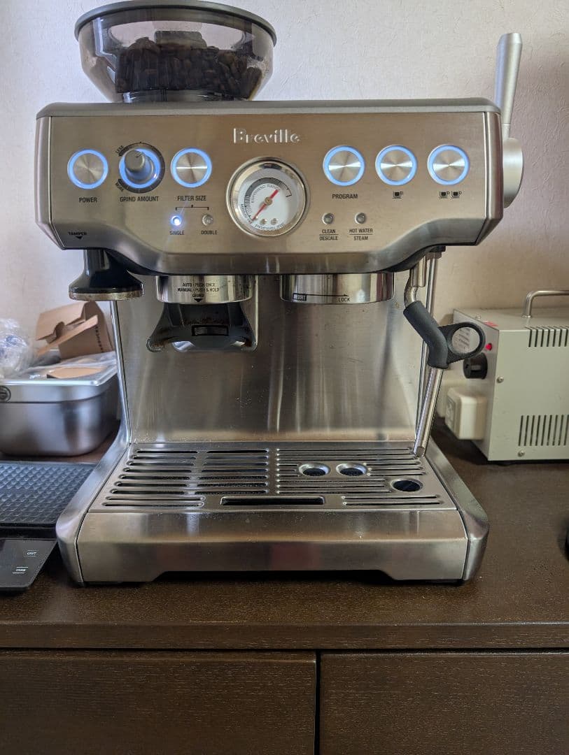 Breville エスプレッソマシン シルバー