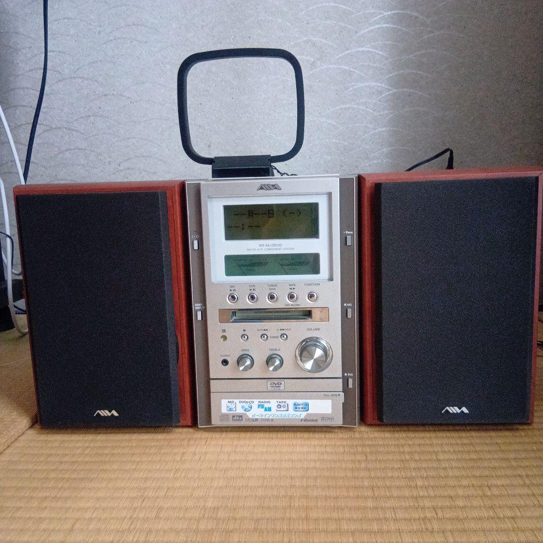 Aiwa XR-MJ3DVD コンポ【ジャンク品】