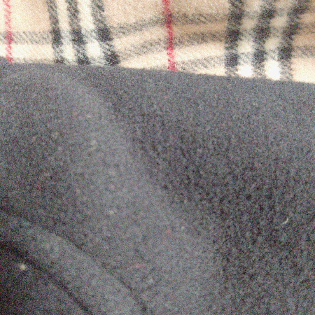 定番人気　BURBERRY　ダッフルコート　ウール　黒　ブラック　大きいサイズ