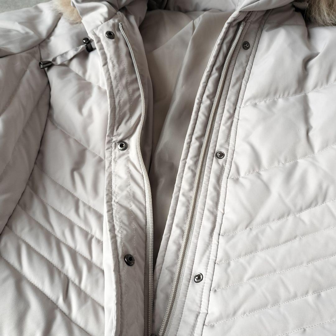 美品✨noa-ge ダウンロングコート ブルーフォックスファー ML相当