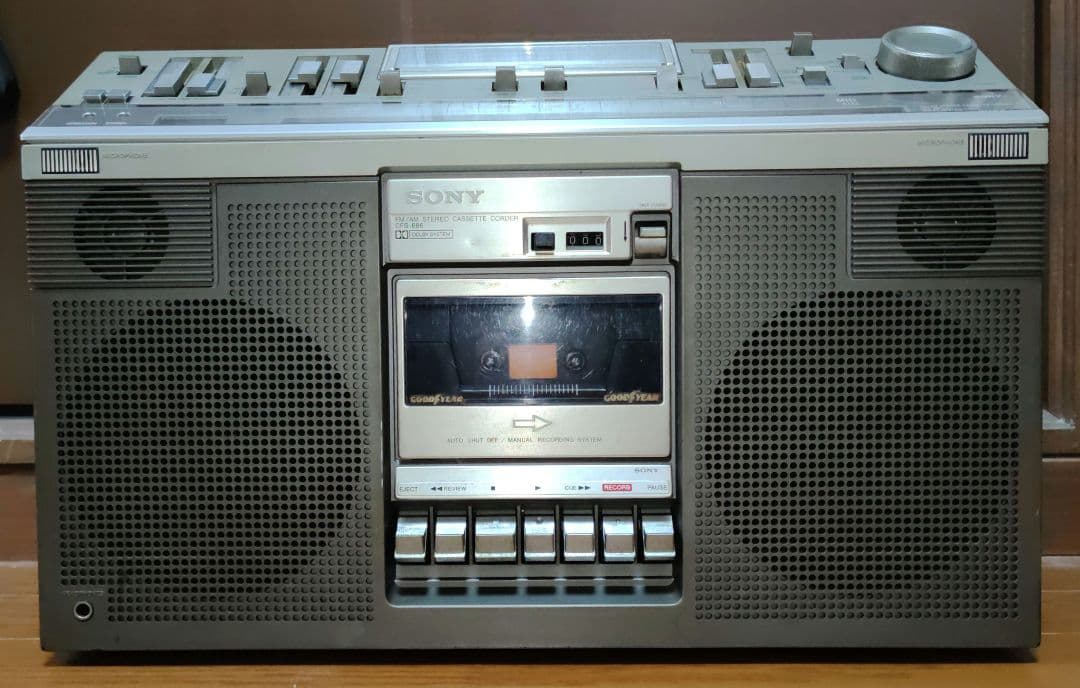 SONY ラジカセ　CFS-686 昭和レトロ 【ジャンク】